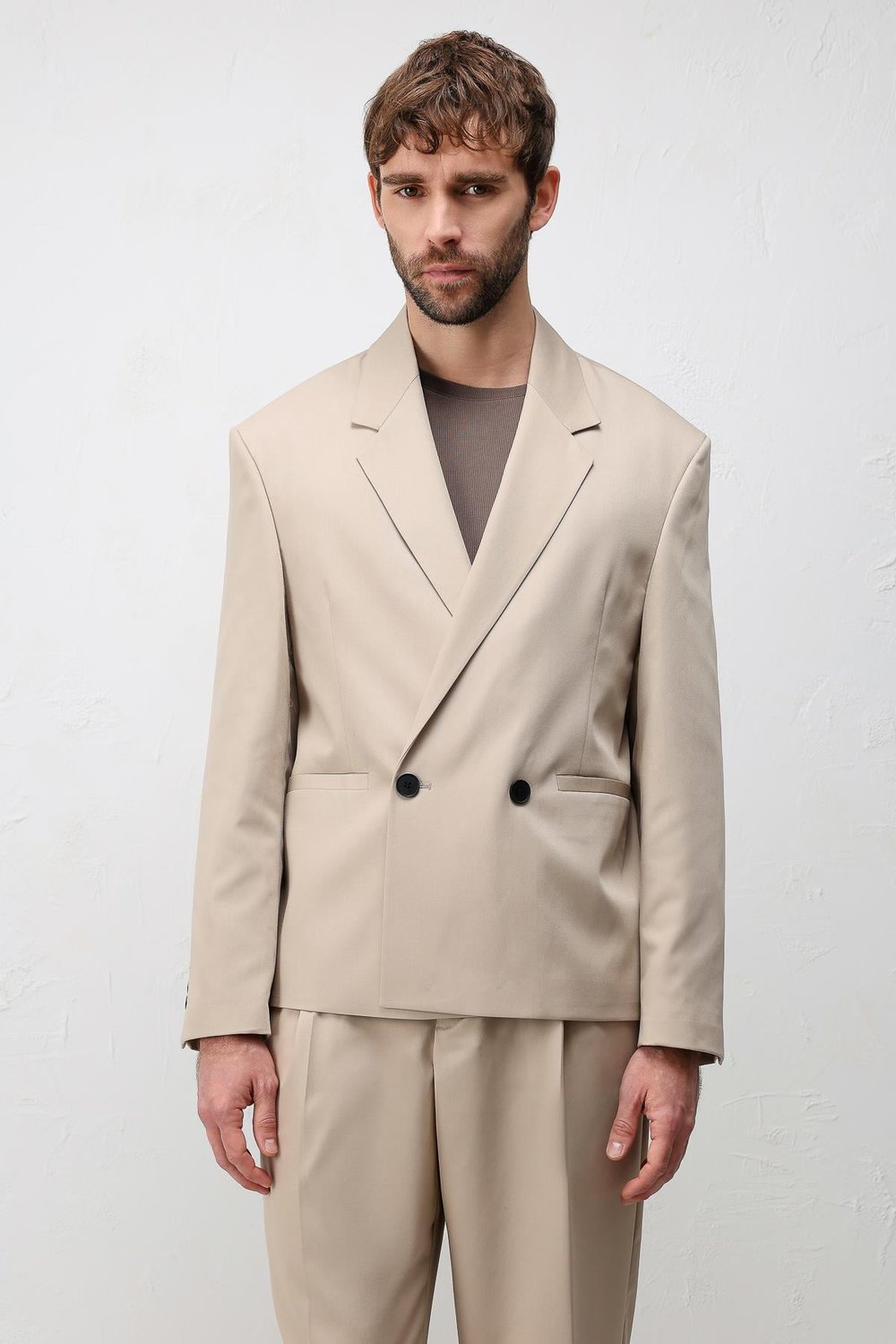 Antioch Taş Relaxed Fit Erkek Blazer Ceket