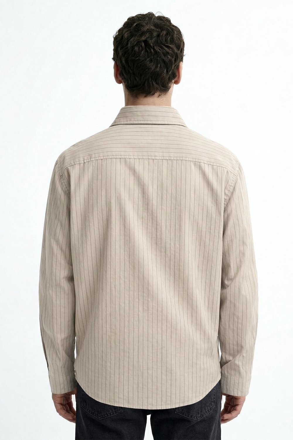 Antioch Vizon Relaxed Fit Çizgili Erkek Gömlek