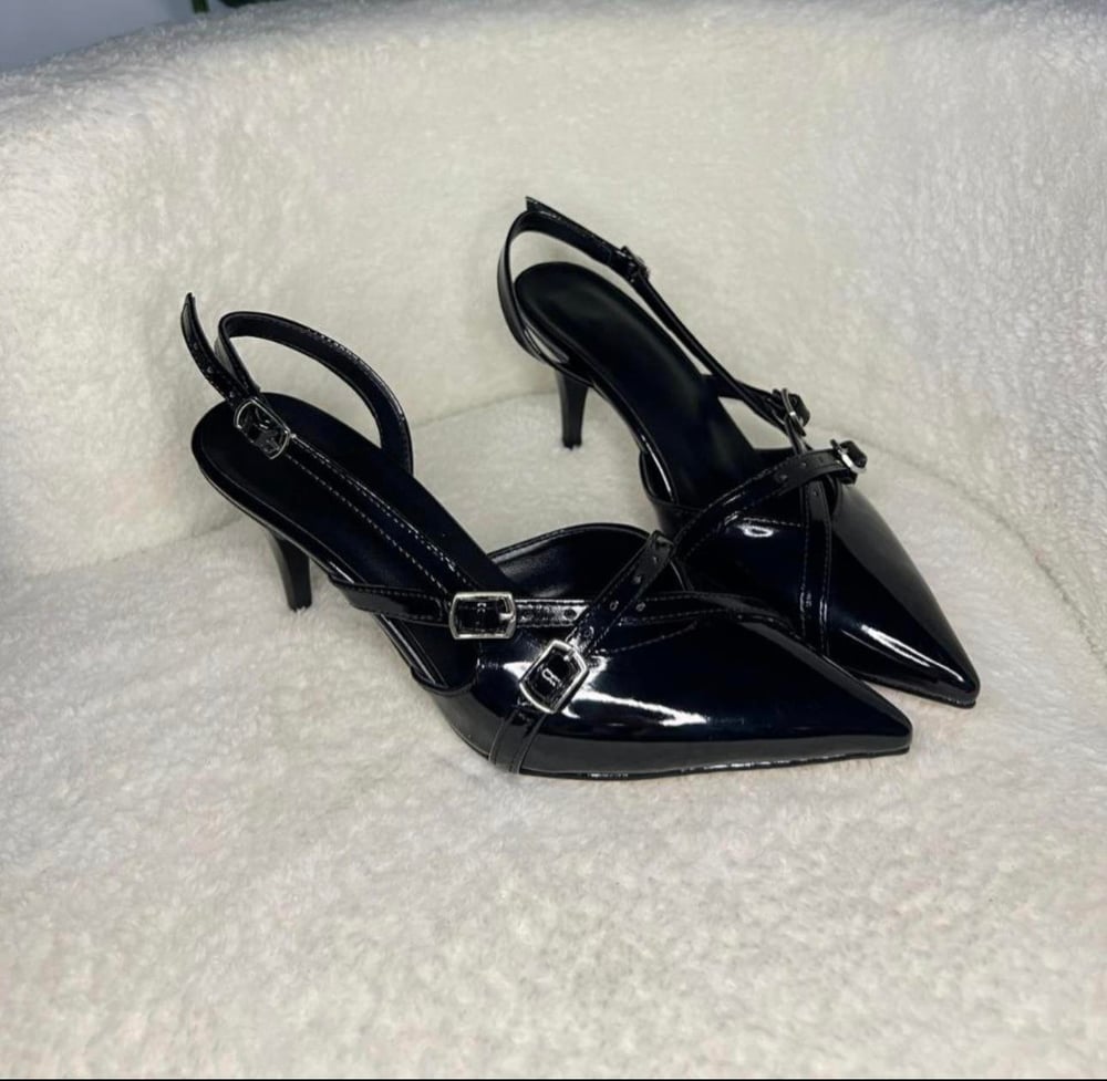 Brenda Topuklu Stiletto Siyah - KADIN AYAKKABI