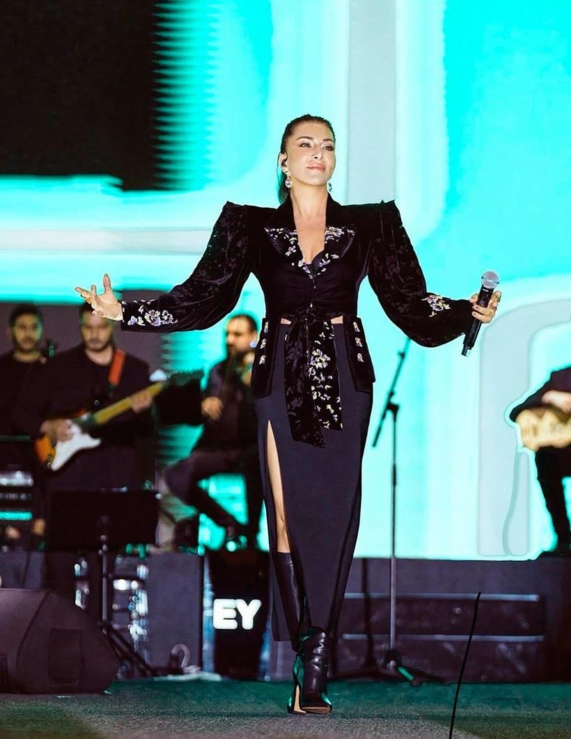 Enele Çizme Siyah Ebru Yaşar - Topuklu Çizme