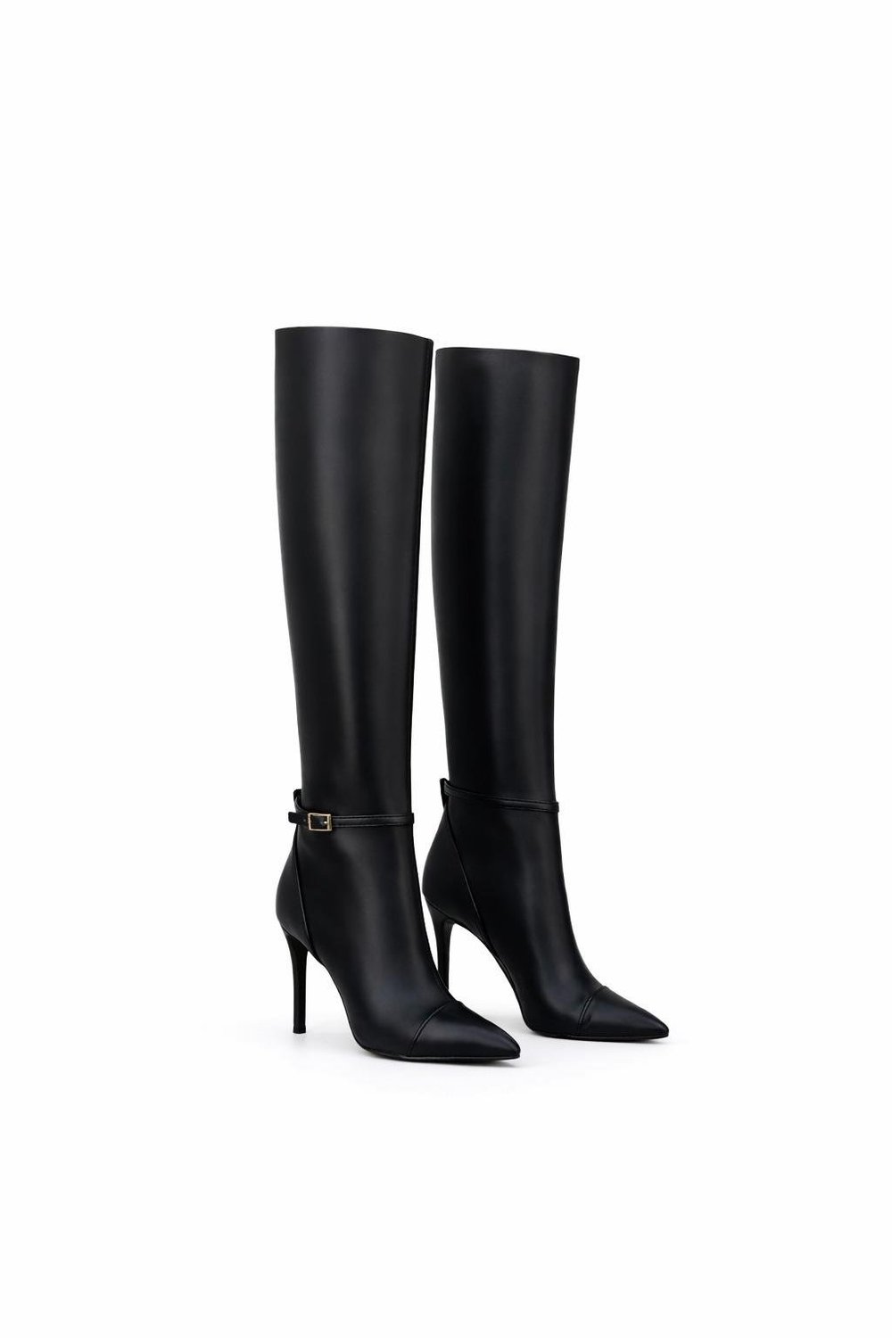 Fexi Çizme Siyah - Topuklu Çizme