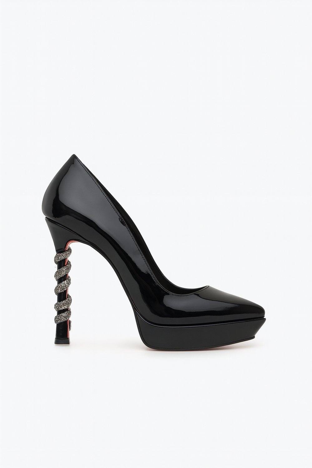 Gugi Platform Topuklu Stiletto Siyah - Platform Topuklu Ayakkabı