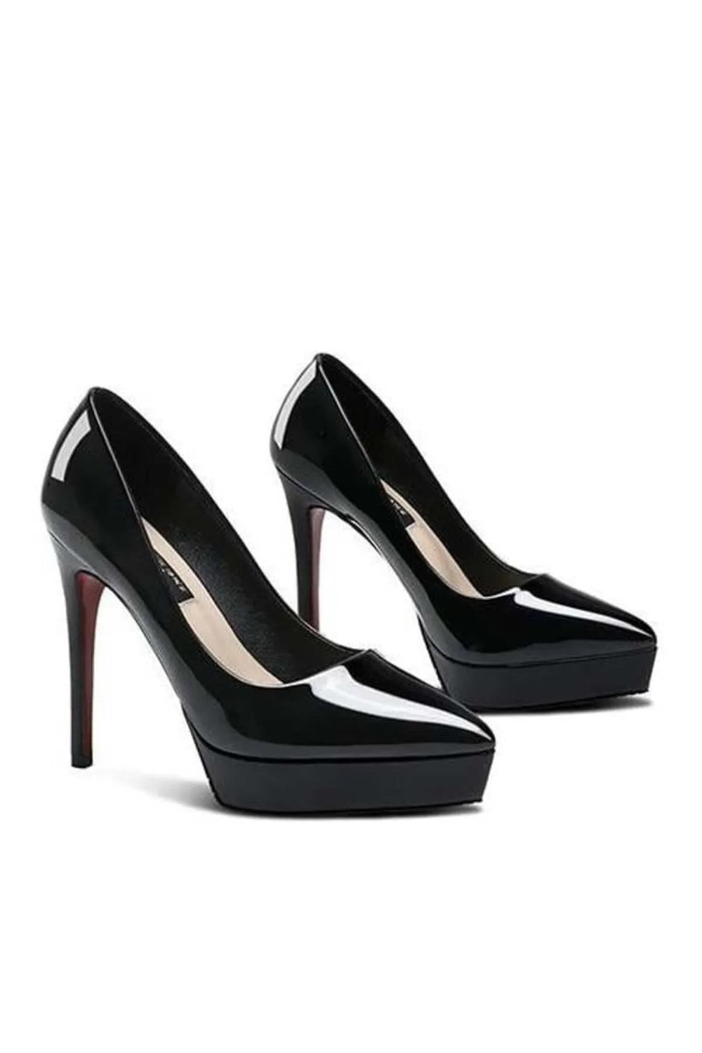 Kedso Platform Topuklu Stiletto Siyah - Platform Topuklu Ayakkabı