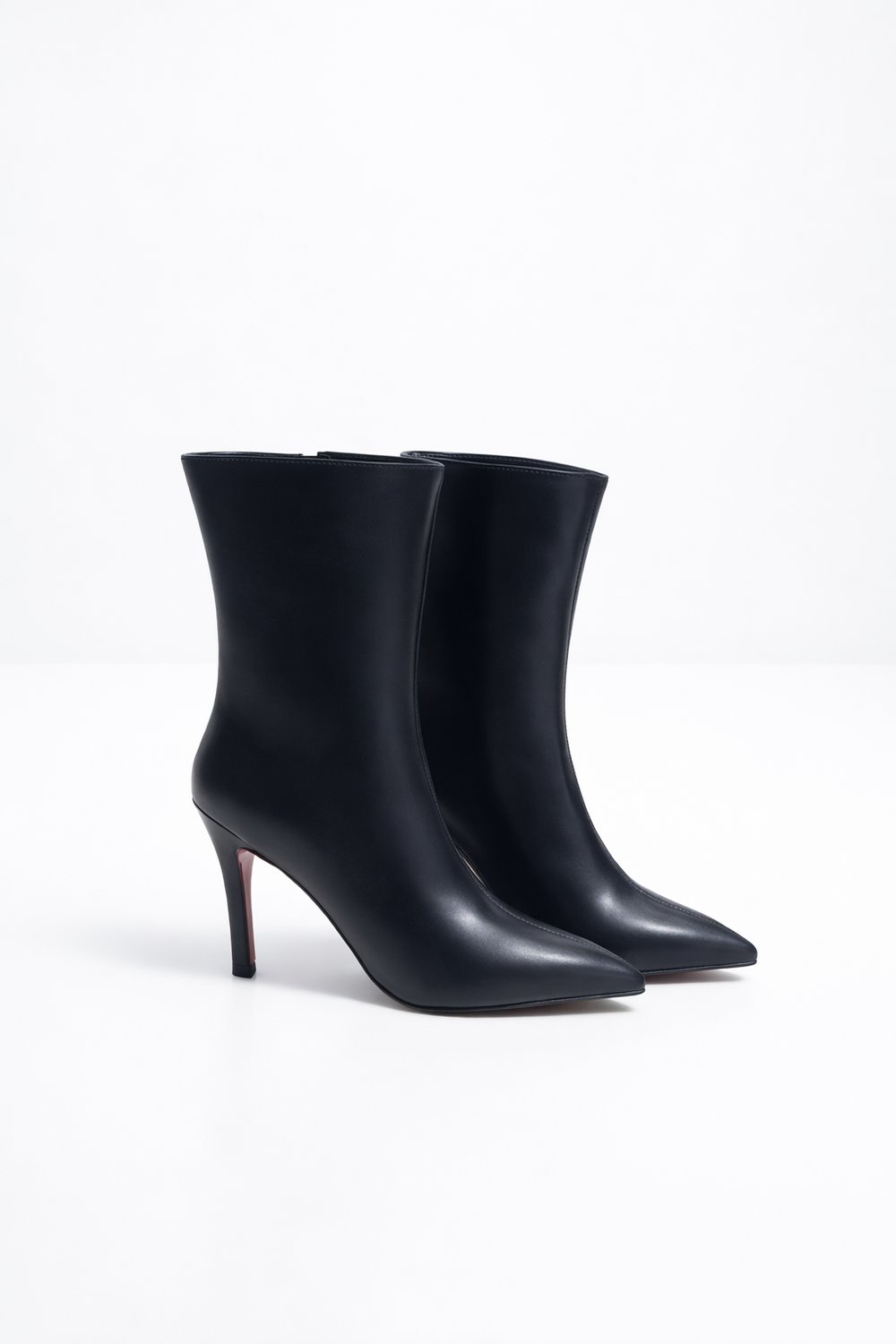 Luxe İnce Topuk Bot Siyah - Topuklu Bot