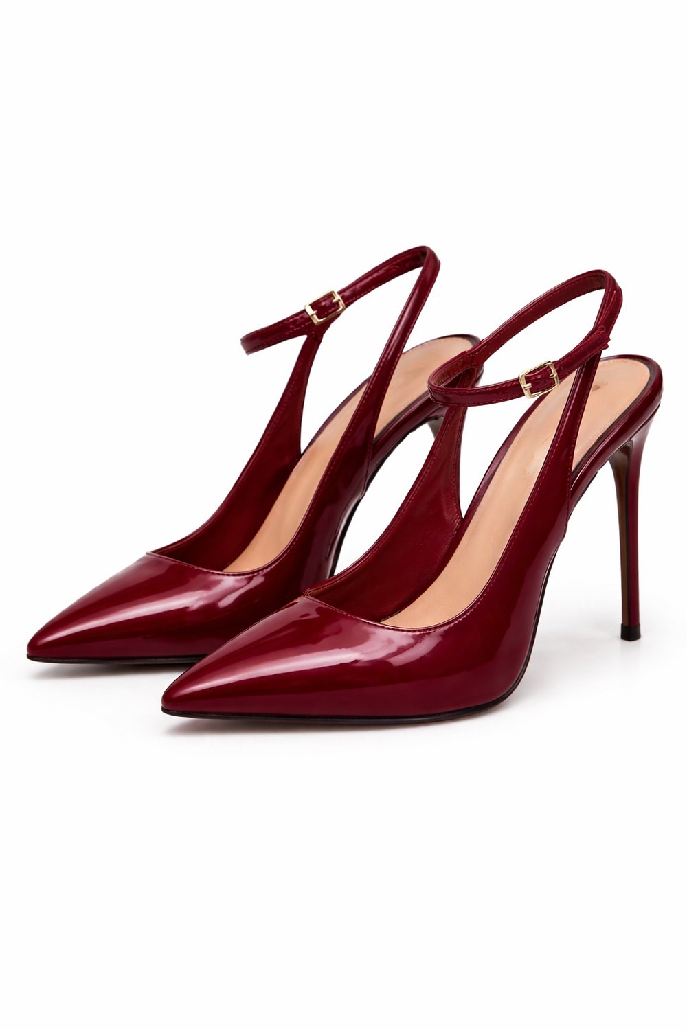 Sellya Rugan Stiletto Bordo - Stiletto