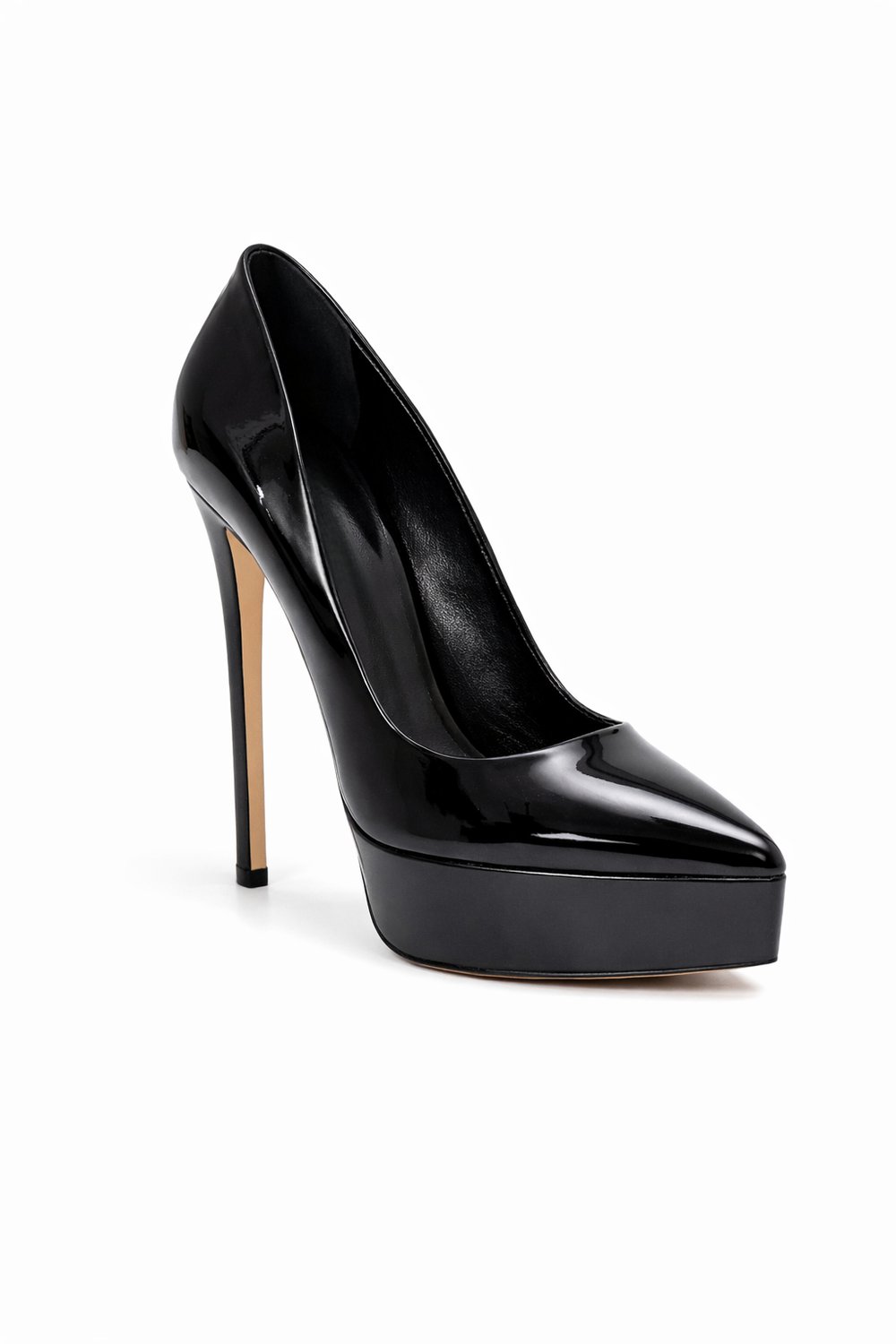 Sofia Platform Topuklu Stiletto Siyah - 