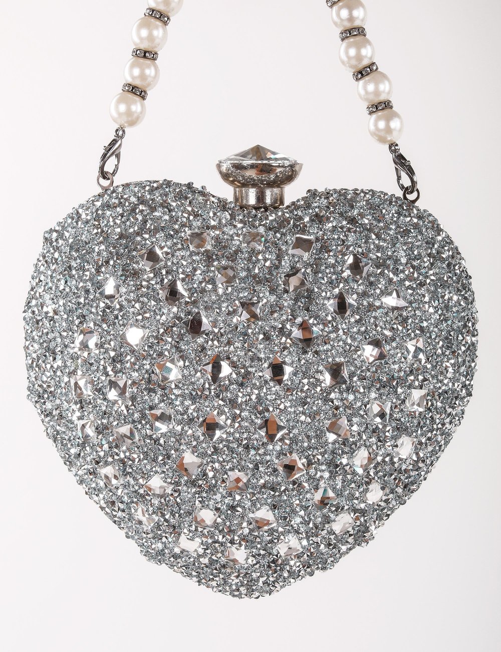 Tote Silver Kristal Taşlı Çanta - Çanta