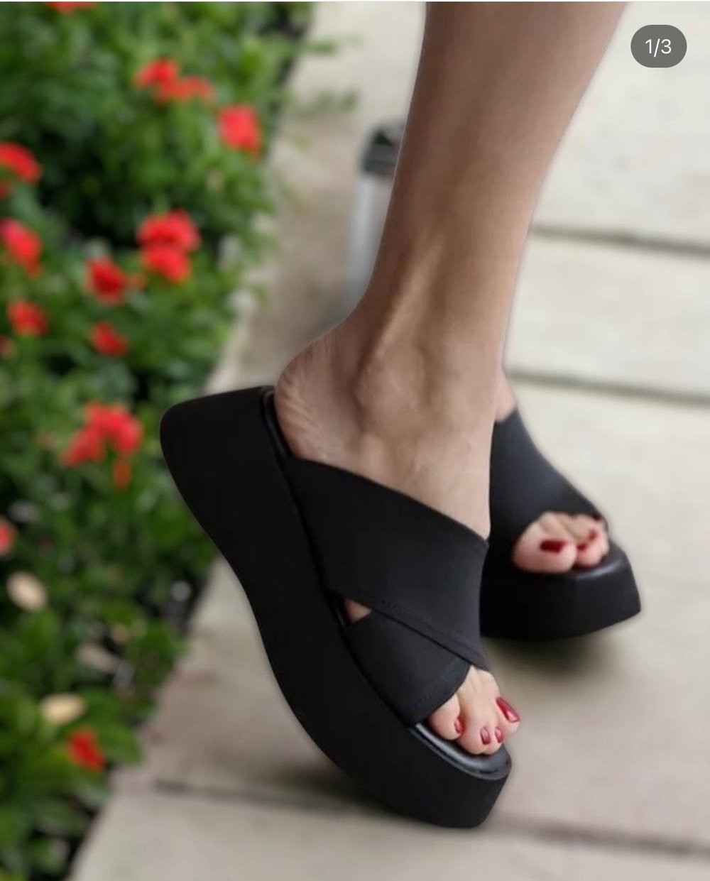 Winsu Terlik Siyah - KADIN AYAKKABI