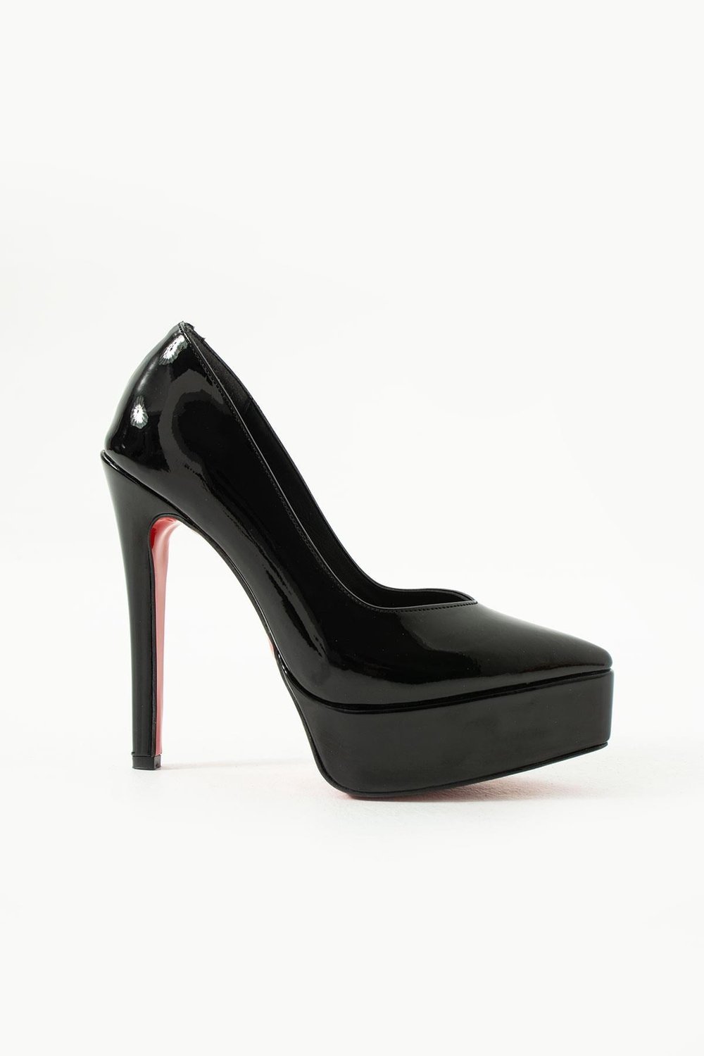 Zuly Platform Topuklu Stiletto Siyah - Platform Topuklu Ayakkabı