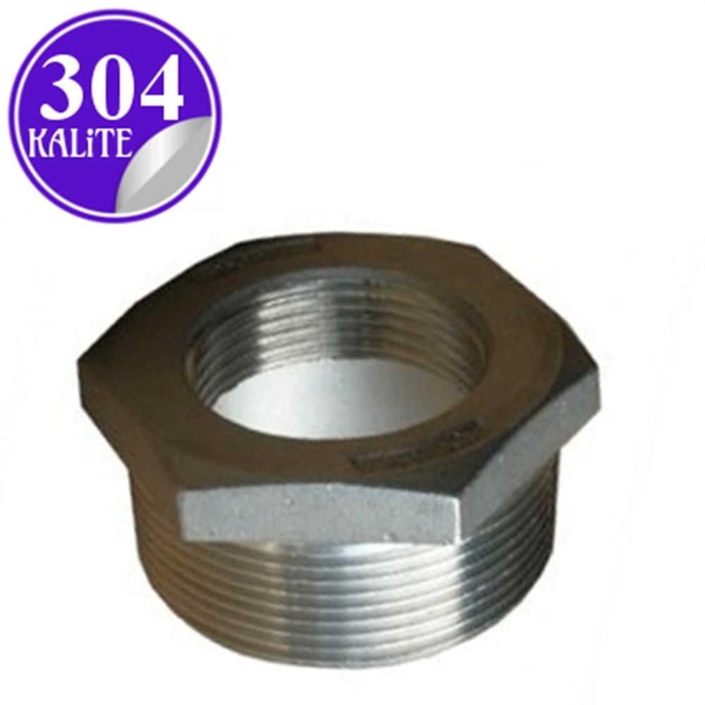 PASLANMAZ ÇELİK 304 KALİTE BUSHİNG REDÜKSİYON