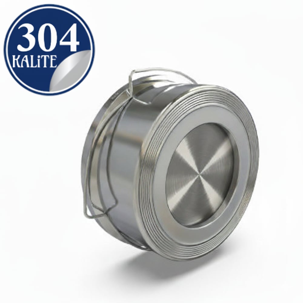 PASLANMAZ ÇELİK 304 KALİTE DİSKO ÇEKVALF