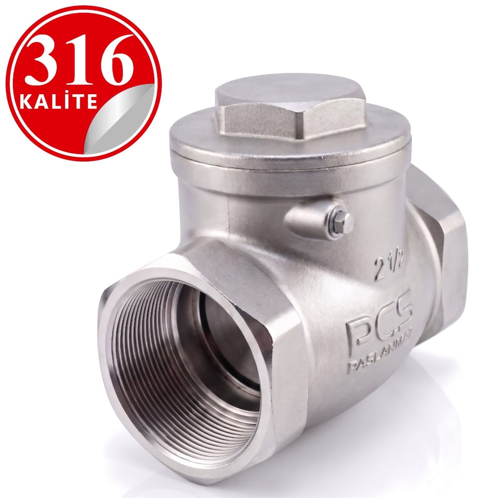PASLANMAZ ÇELİK 304 KALİTE ÇALPARA ÇEKVALF
