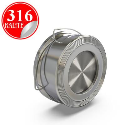 PASLANMAZ ÇELİK 316 KALİTE DİSKO ÇEKVALF
