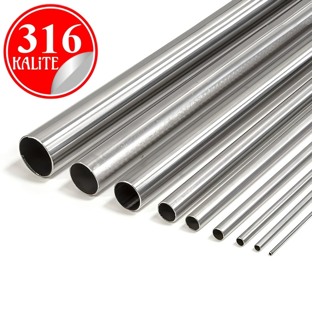 PASLANMAZ ÇELİK 316 KALİTE PARÇA BORU