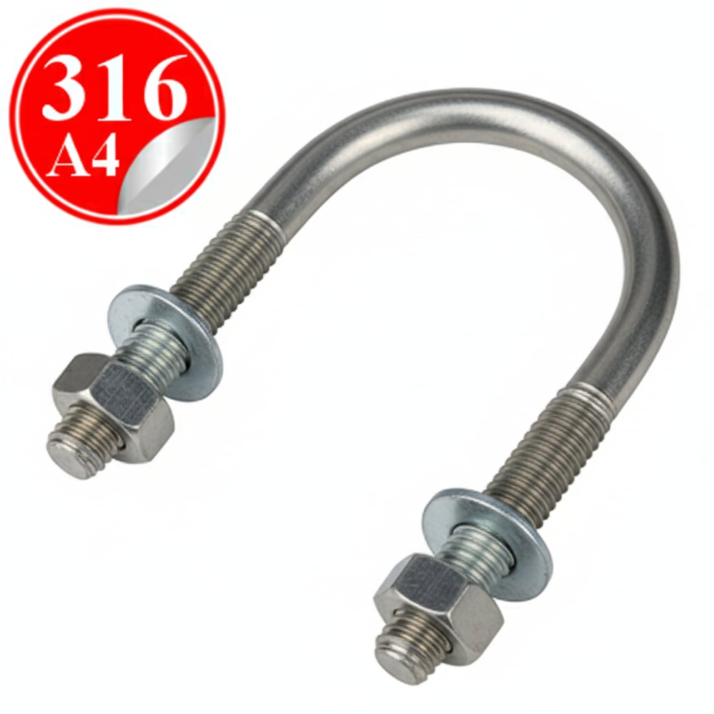 PASLANMAZ ÇELİK 316 KALİTE U BOLT