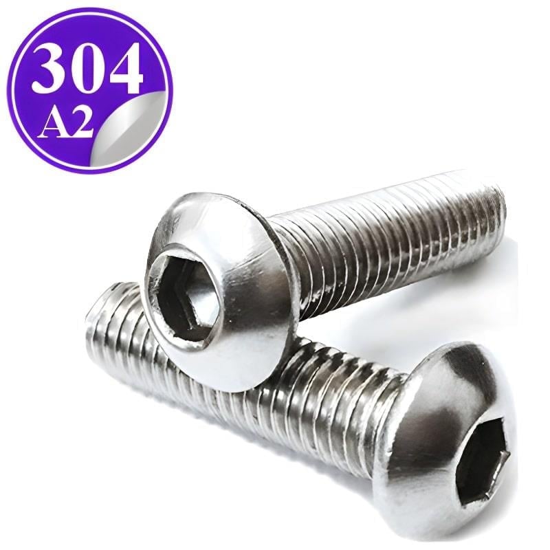 PASLANMAZ ÇELİK BOMBE BAŞLI İMBUS CİVATA