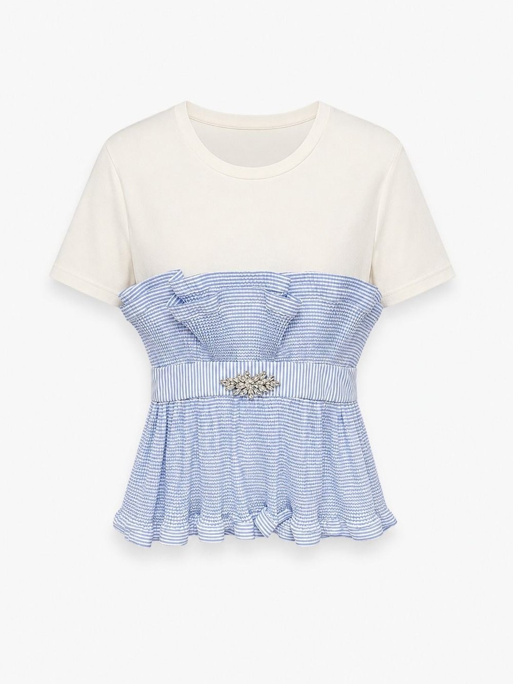 BLUEBELL PEPLUM BLUZ