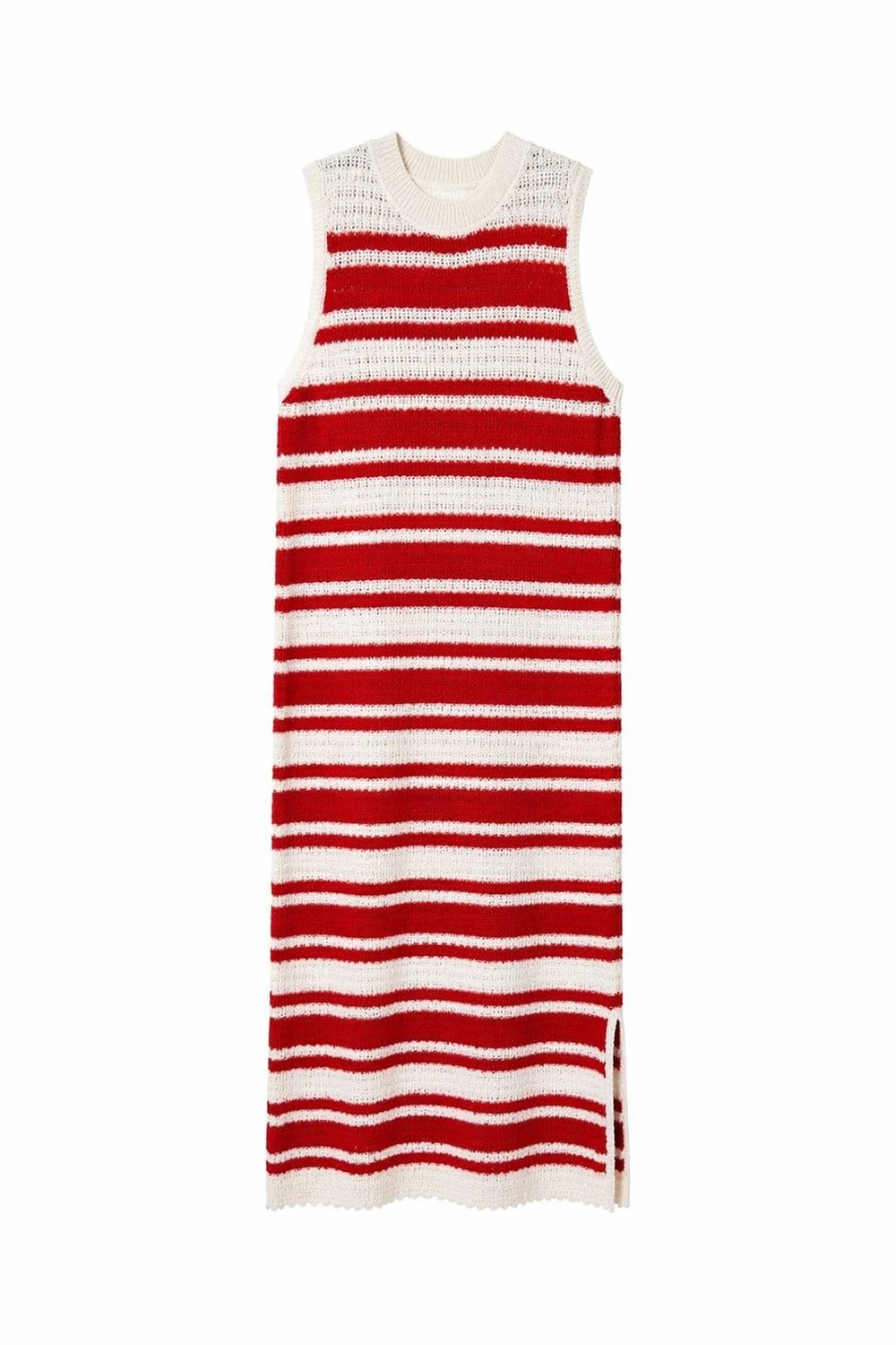 ÇİZGİLİ ÖRME ELBİSE