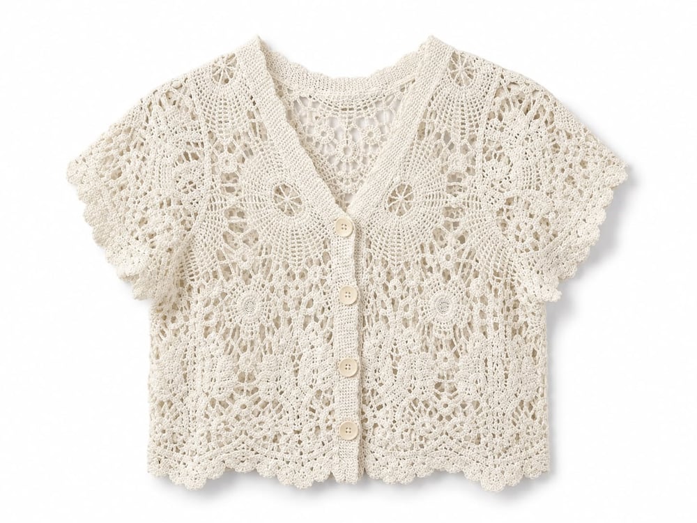 CROCHET BLOOM CROP