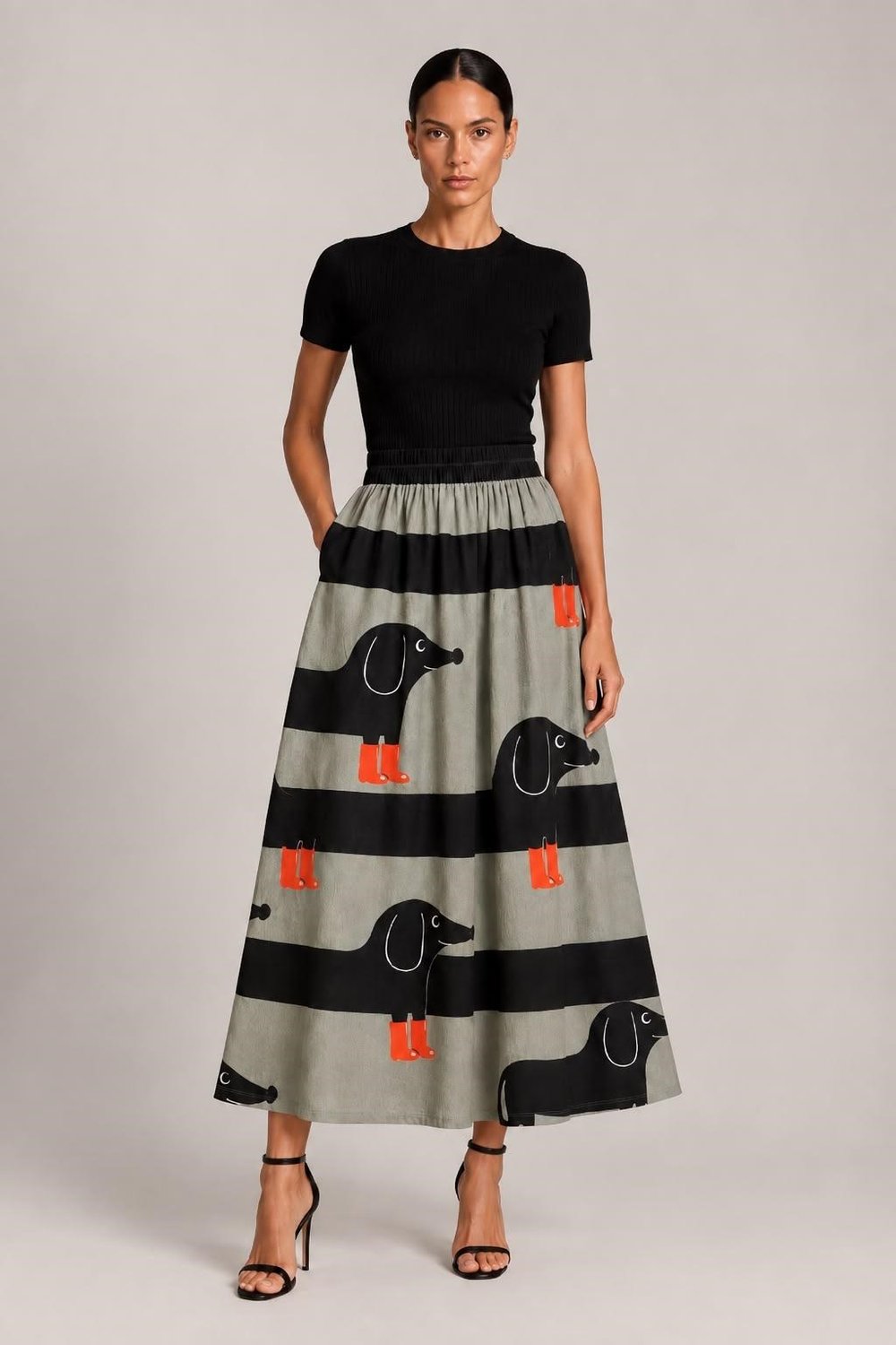 DACHSHUN MAXI SKIRT