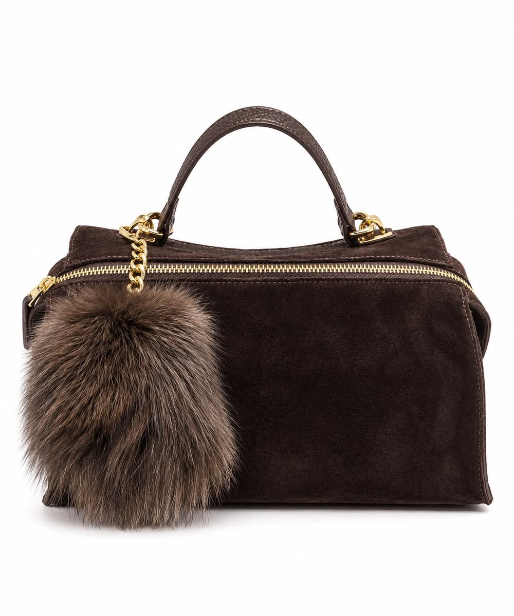 FORMA SUEDE BAG — ACI KAHVE