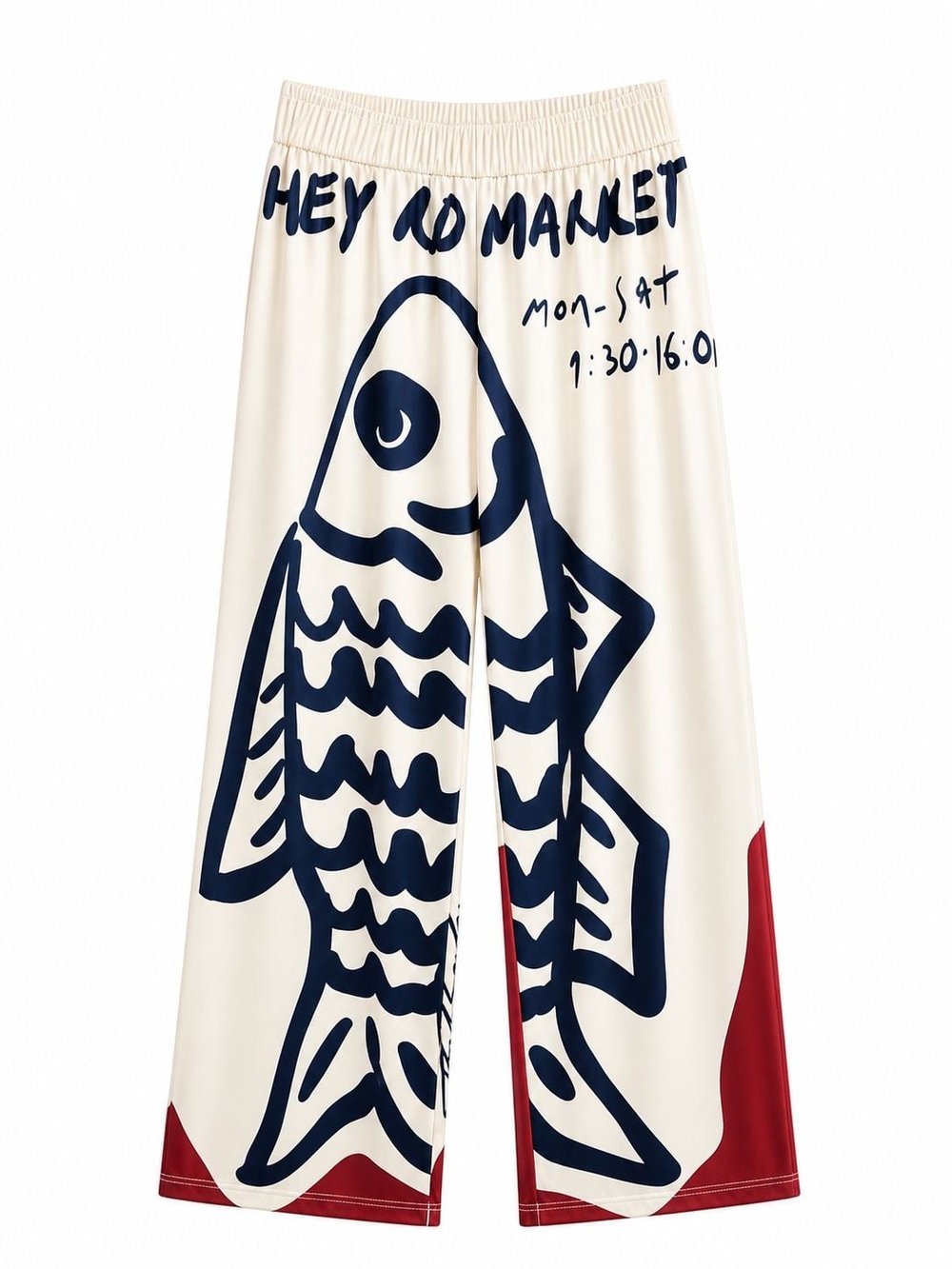 HEY CO MARKET DESENLİ PANTOLON