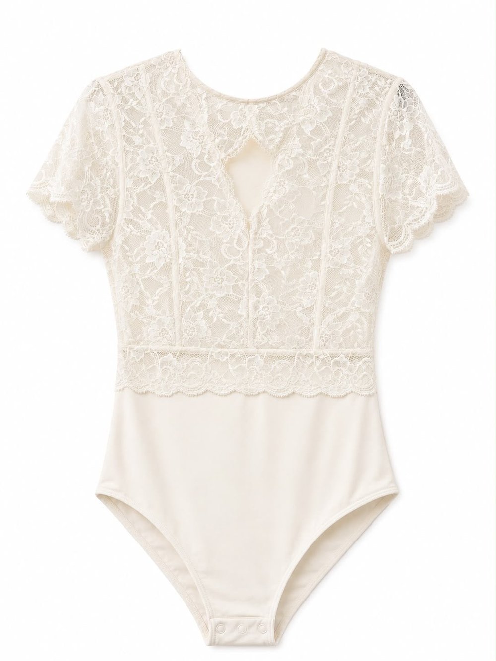 IVORY LACE BODYSUIT