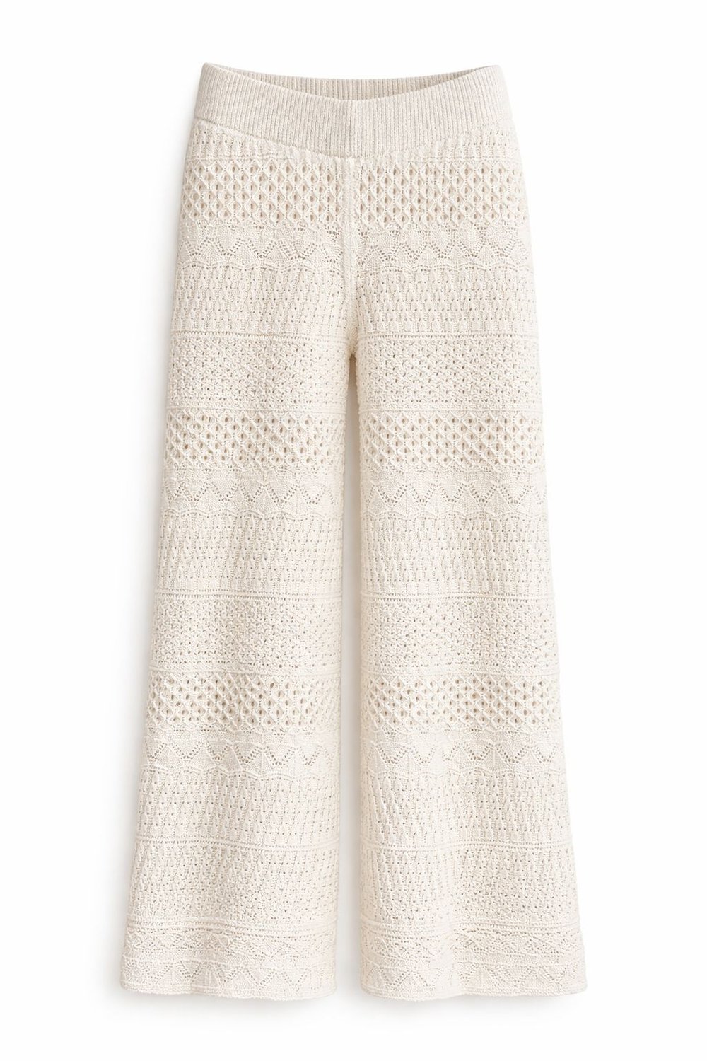 LACE KNIT MIDI SKIRT