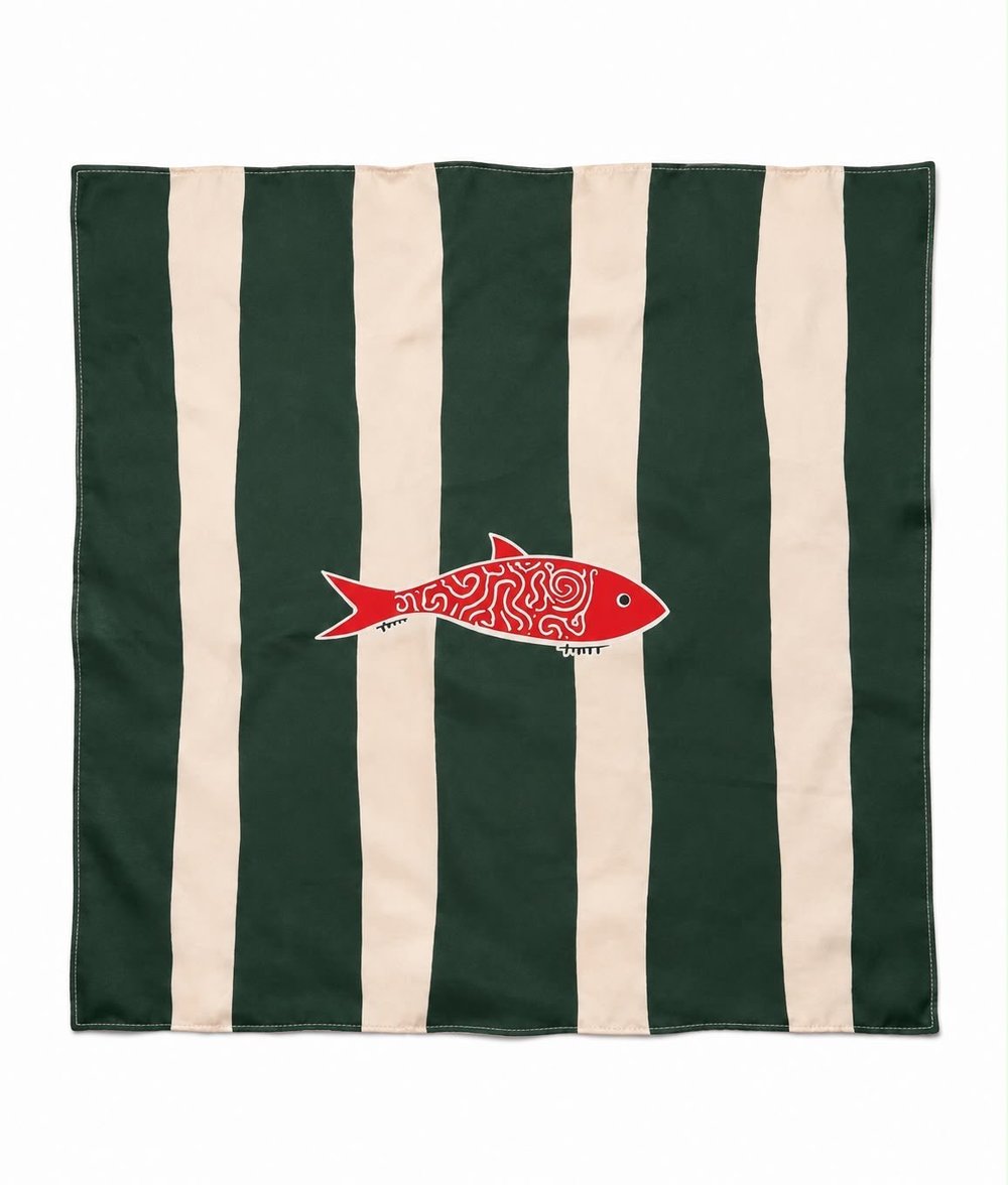 MARINE STRIPE SCARF