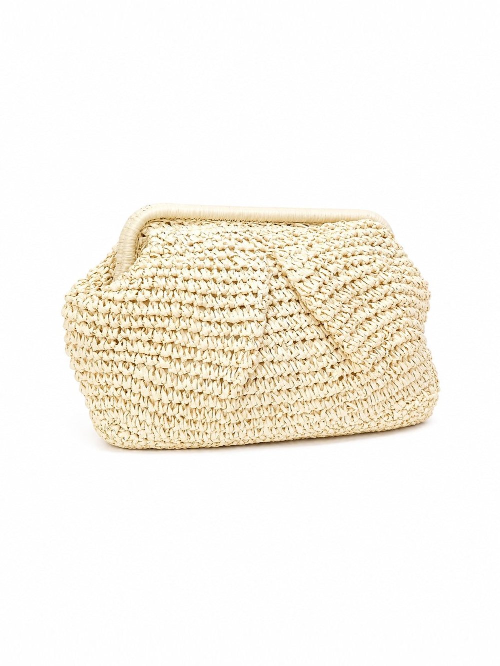 NOVA HASIR CLUTCH ÇANTA EKRU