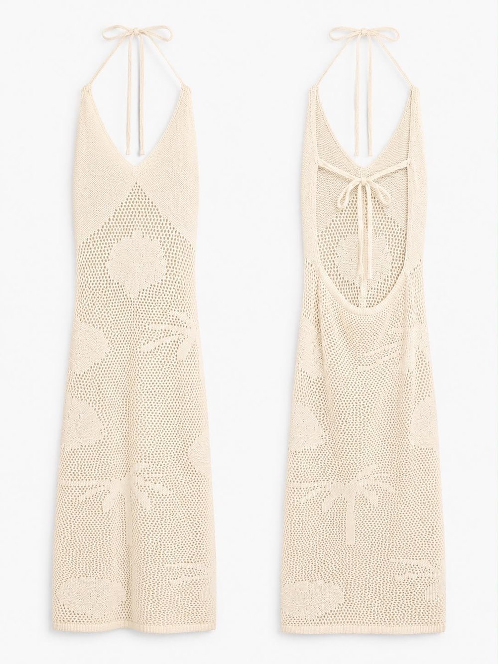 PALM KNIT MAXI ELBİSE