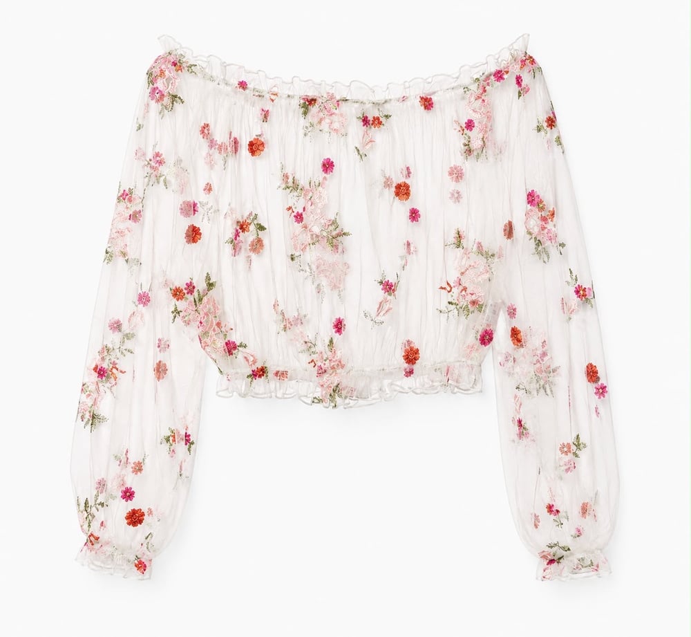 ROSALIE CROP BLUZ