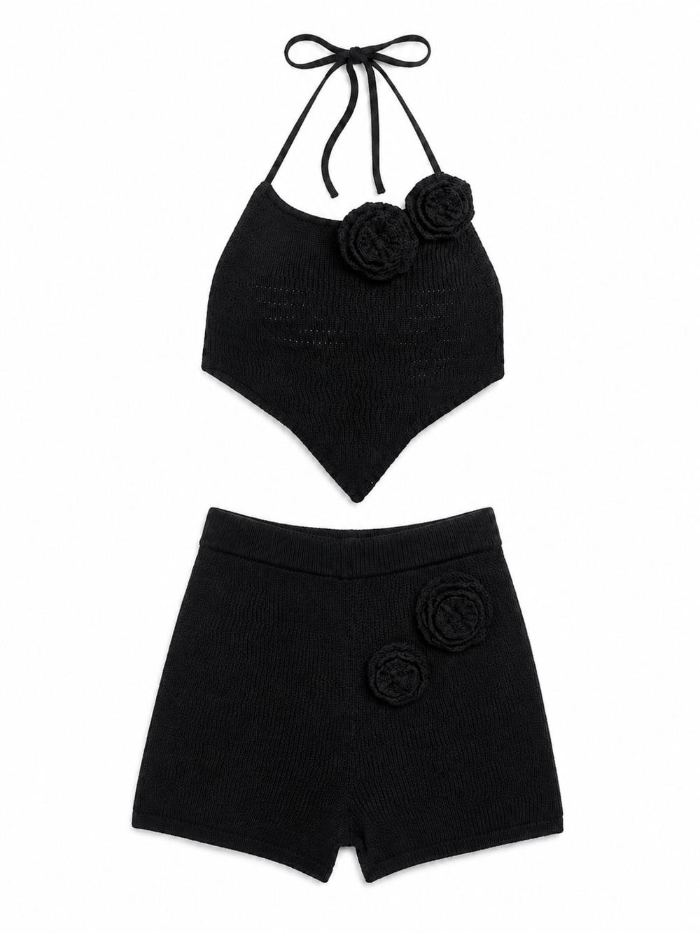 ROSE KNIT BEACH SET