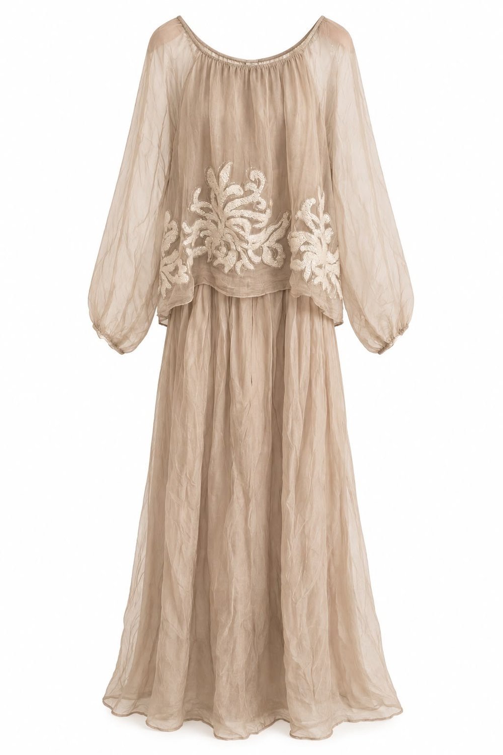 SAND MUSE İŞLEMELİ ELBİSE