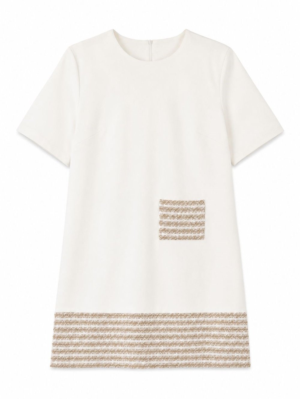 SAND TWEED MINI ELBİSE
