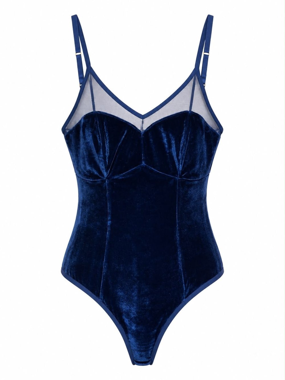 SAPPHIRE VELVET BODYSUIT