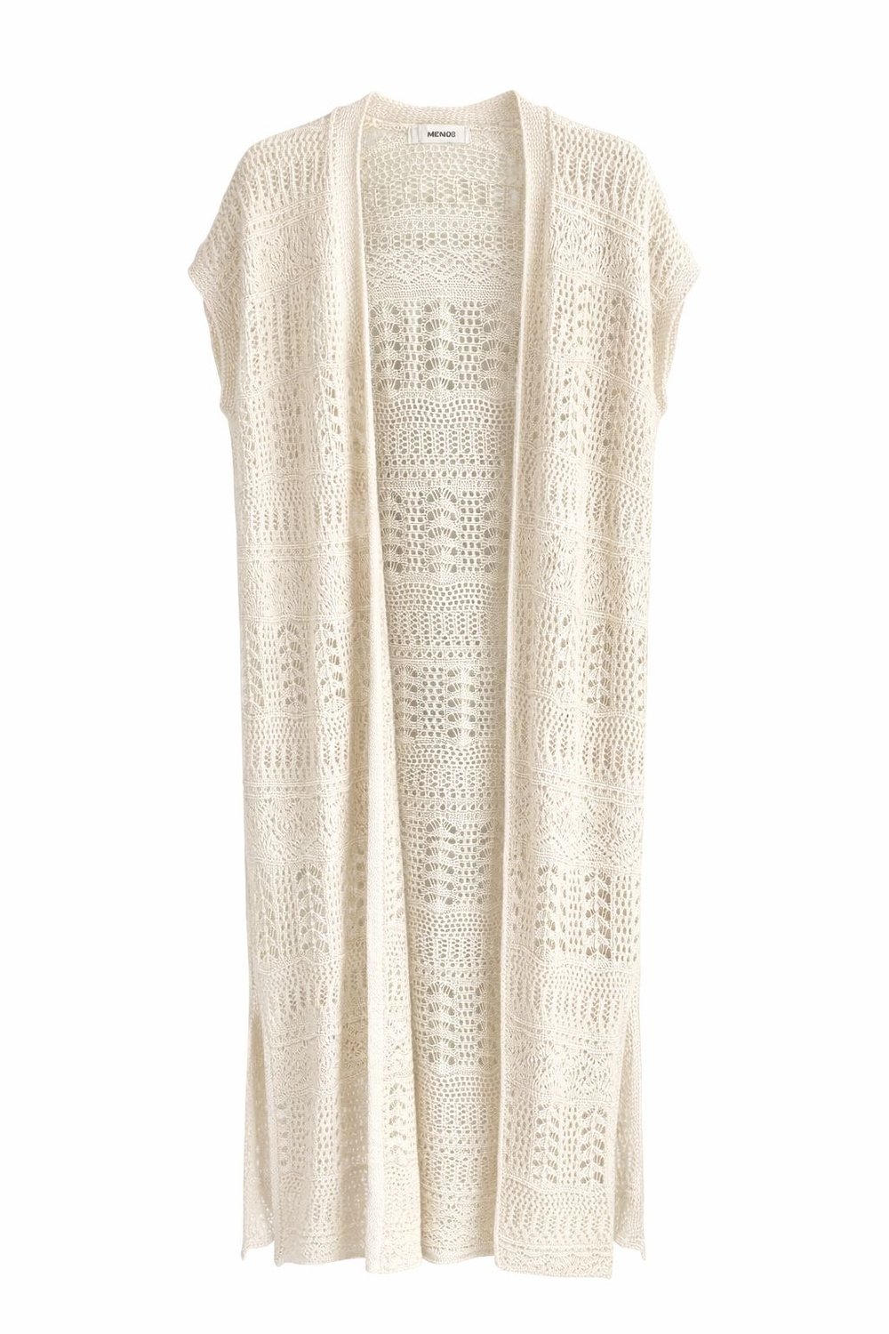 SOFT LACE LONG VEST