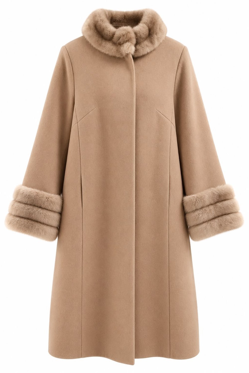 THE FUR ROOM | CAMEL CASHMERE COAT