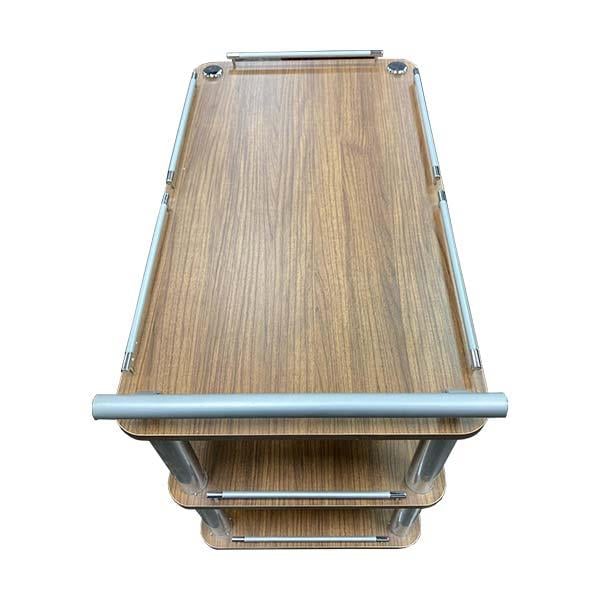 Ydg SA-01 Ahşap Servis Arabası, 3 Katlı, 88x53x75 cm
