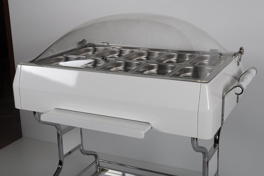 Ydg MZ08 Meze Servis Arabası, Ahşap, Soğutmalı, 109x63x110 cm