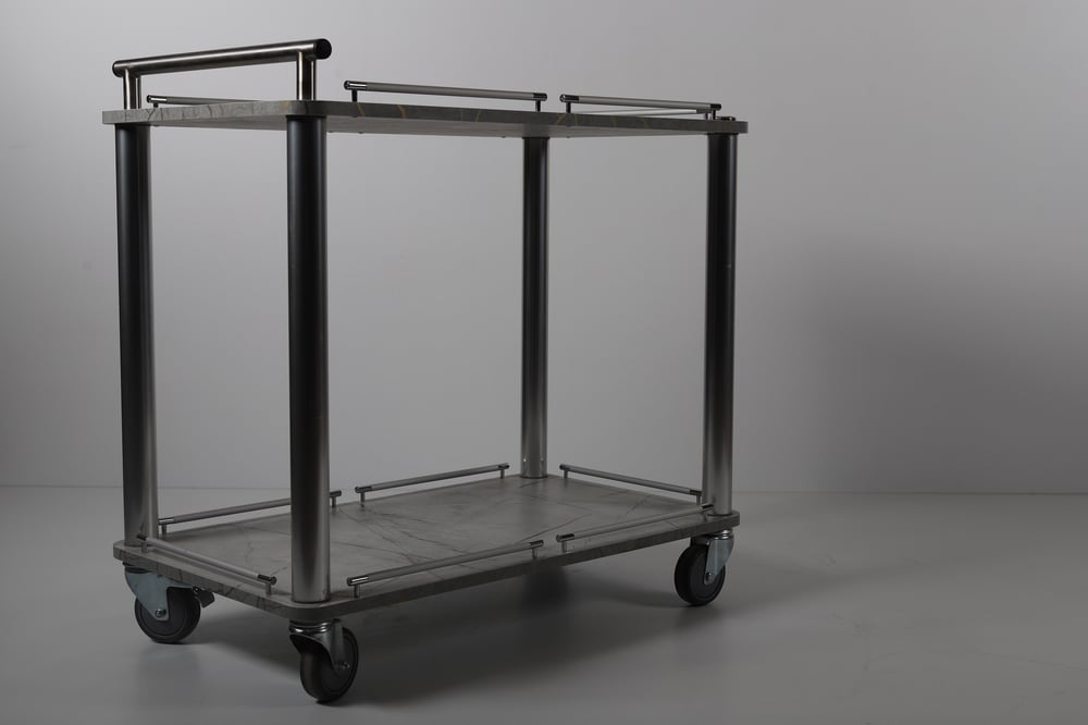 Ydg SA02 Servis Arabası, 2 Katlı, 88x53x75 cm
