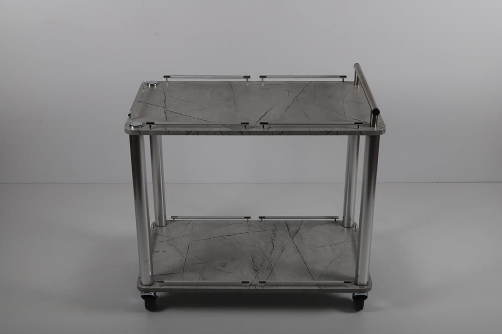 Ydg SA02 Servis Arabası, 2 Katlı, 88x53x75 cm