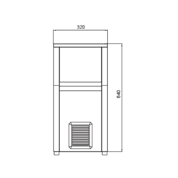 İceinox İce 25 Buz Makinesi - 25 kg / Gün