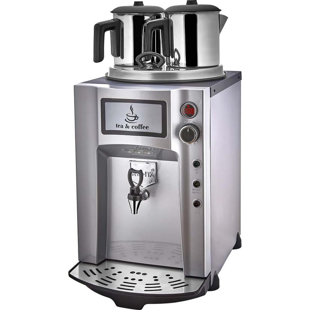 Remta 2 Demlikli Premium Jumbo Çay Makinesi 15 Litre DE12P