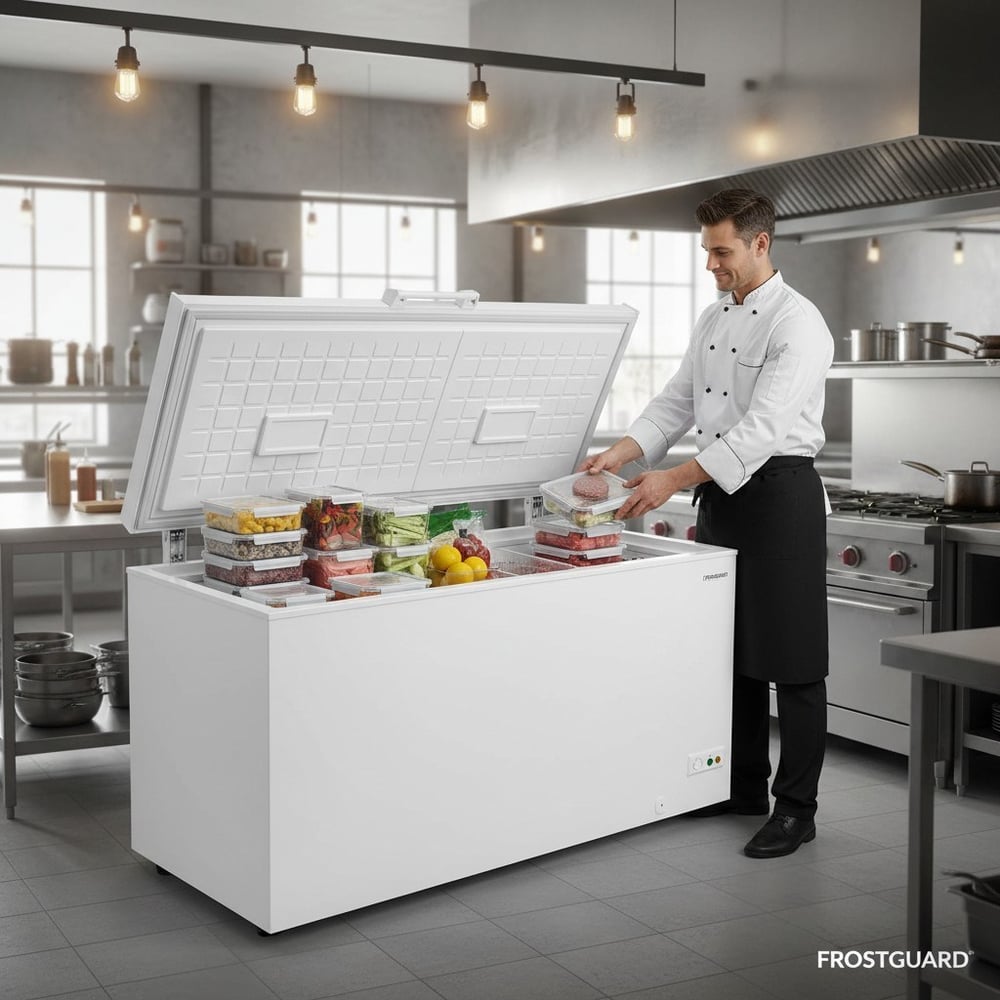 Empero JP.YD600 600 Litre Yatay Tip Derin Dondurucu, Beyaz