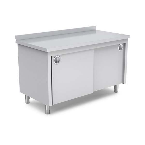 Empero EMP.DLP.70200 Dolaplı Tezgah, Paslanmaz, Kaynaklı, Inox 430, 200x70x85 cm