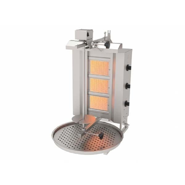 Atalay ADG-3U Döner Ocağı, 3 Radyanlı, Üstten Motorlu, Gazlı