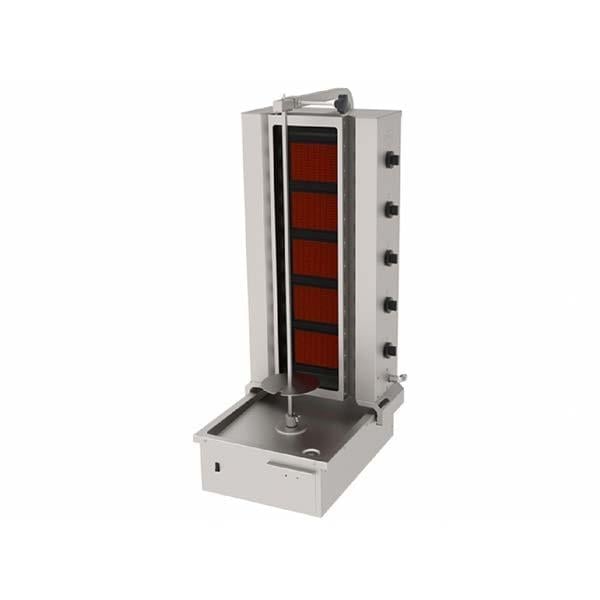 Atalay ADGC-5A Döner Ocağı, 5 Cam Radyanlı, Alttan Motorlu, Hareketli, Gazlı