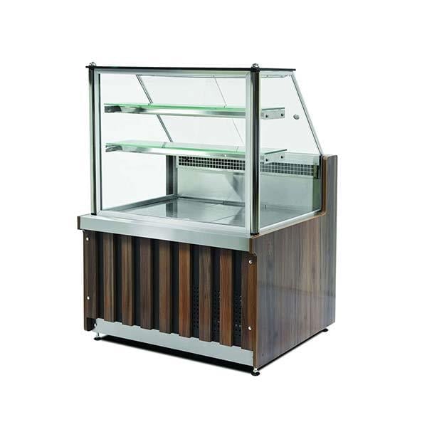 Empero EMP.VT.D.100.S Et ve Meze Teşhir Vitrini, Plüton Model, Düz Camlı 100x87x135 cm