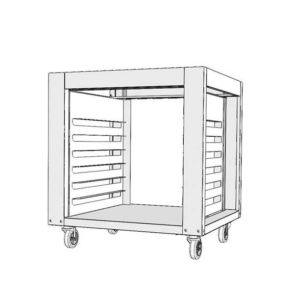 Venarro Caveno DEF-P4A 4-lü Patisserie Fırın Alt Stand, 8-40x60